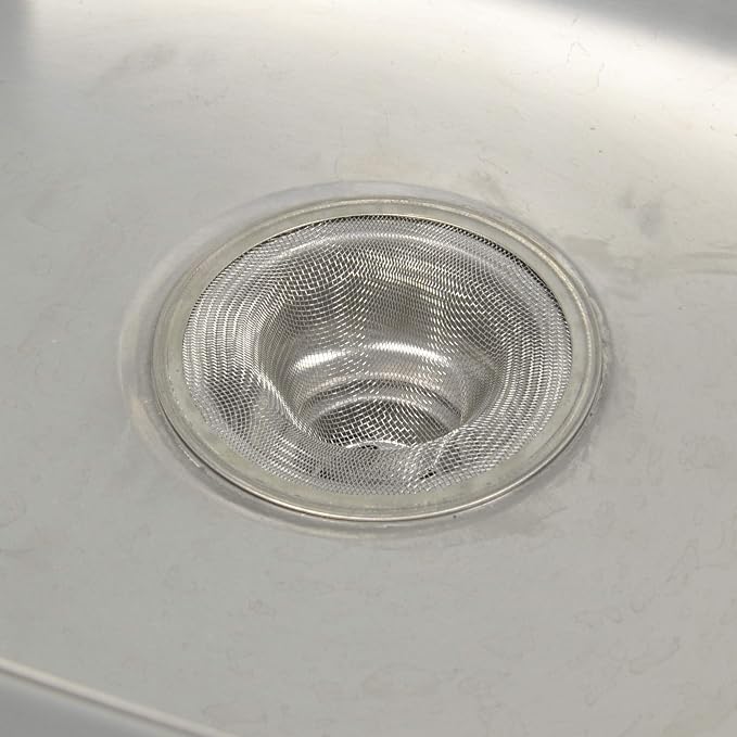 Danco 88820 2 in. Mesh Bathroom Lavatory Sink Strainer, Stainless Steel - Image 2