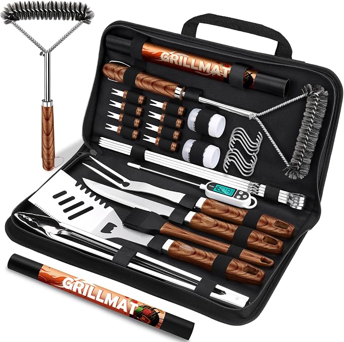 31pcs BBQ Grill Accessories Gifts by RINPIR