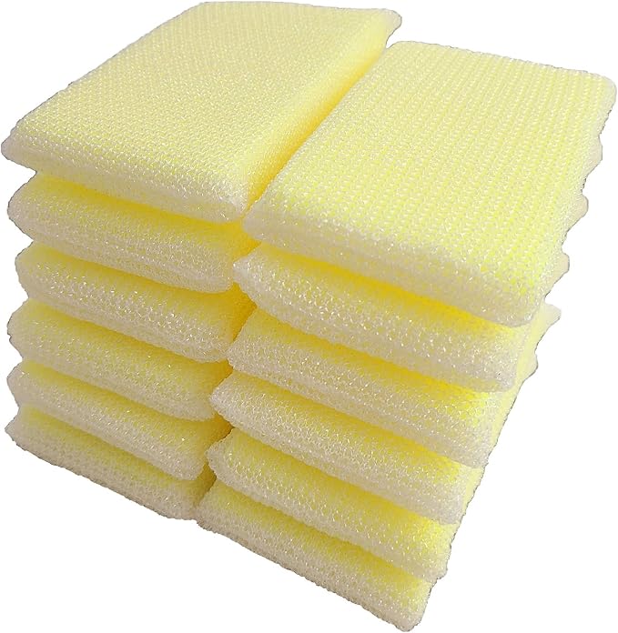 Elite HD All Purpose Cleaning Pad, 12 Pack, Non Scratch, Dish Sponge, Made in by EliteAllPurposeCleaningPad