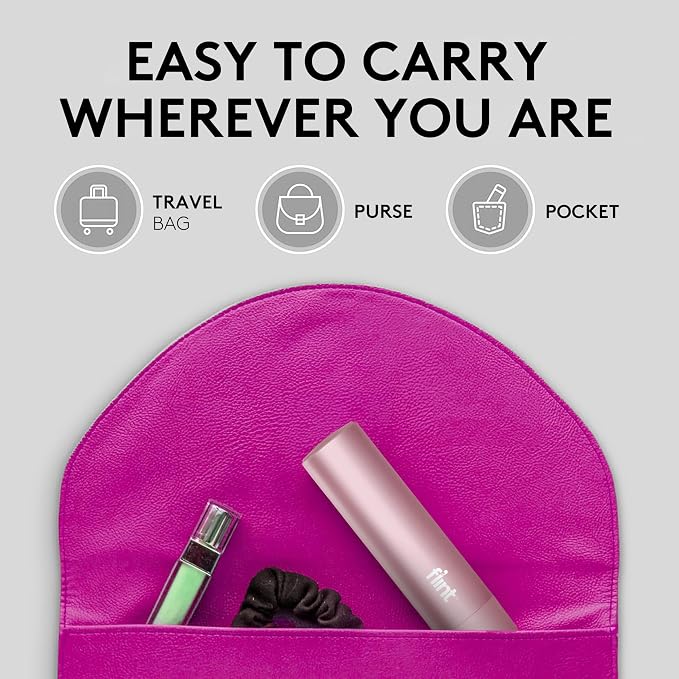 Flint Rose Gold Retractable Mini Lint Roller - Image 4