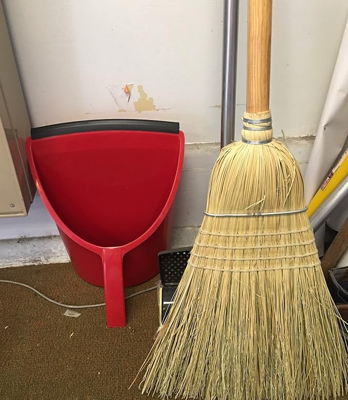 Handy Pan- RED - Large Capacity Recycled Plastic Heavy Duty Dust Pan! Made in - Image 7