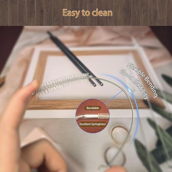 ClDYAUST Straw Cleaner Brush Extra Long 12 Inch, Straw Brush Extra Long - Image 3