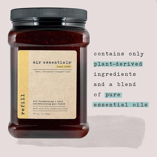 Air Essentials Air Freshener & Odor Neutralizer Gel Bead 48 oz Refill – Odor - Image 2