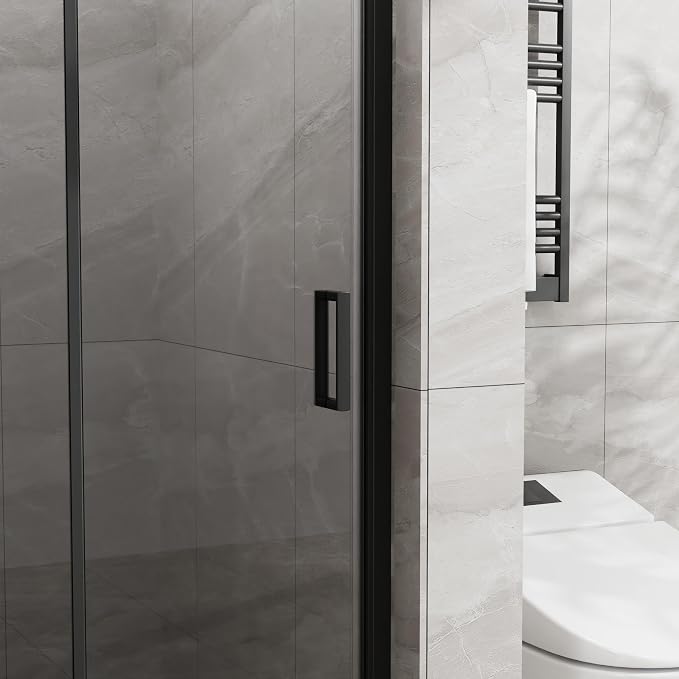 Frameless Bi-Fold Shower Door 34" W x 72" H, 1/4" Clear Tempered Glass - Image 5