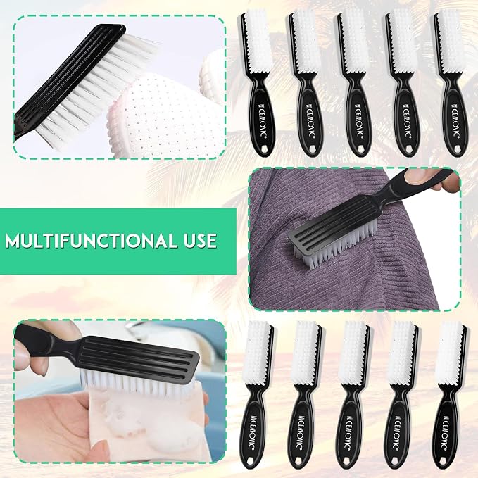 NICEMOVIC 10 Pcs Nail Brush for Cleaning Fingernails, Handle Grip Nail Scrubber - Image 7