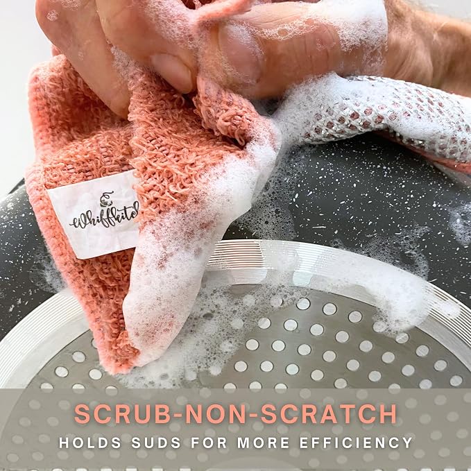 Whiffkitch® Scrubby Cloth – 6-Pack, Dishcloths, Dishrags - Image 7
