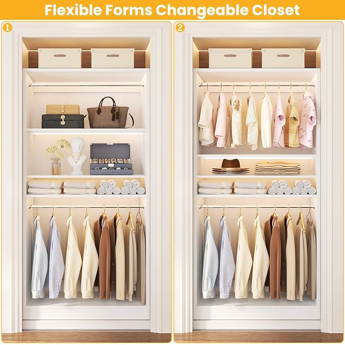 Unikito 3FT Freestanding Closet System - Image 3