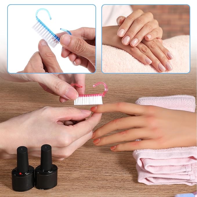 20 PCS Nail Brush for Cleaning Fingernails, Nylon Nail Cleaning Brush, Small - Image 5