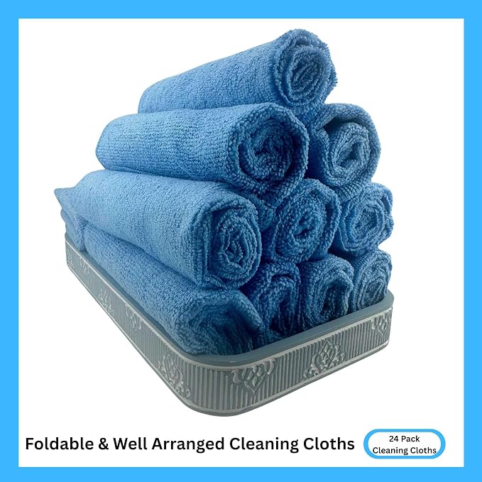 Microfiber Cleaning Cloth for Kitchen & households, Towels for Cars. - Image 7