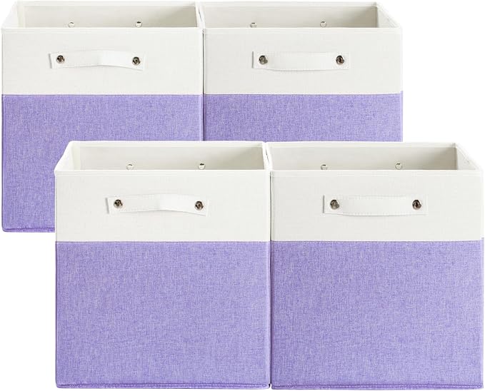 13 x 13 Inch Fine Linen Storage Bins by FinishingBo