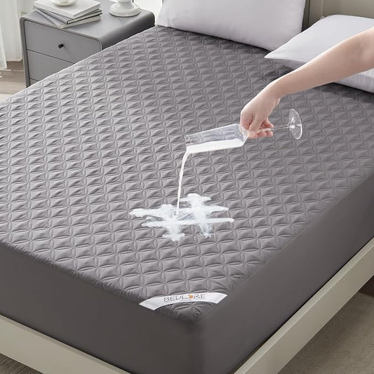 BEDLORE Waterproof Mattress Protector, Noiseless King Size Mattress Pad by Bedlore