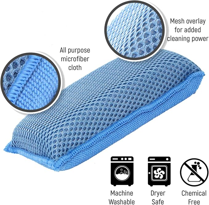Miracle Microfiber Kitchen Sponge by Scrub-It - Image 3