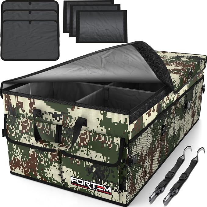 FORTEM Trunk Organizer For SUV Car Trunk Organizer, Foldable Storage, Car by FORTEM