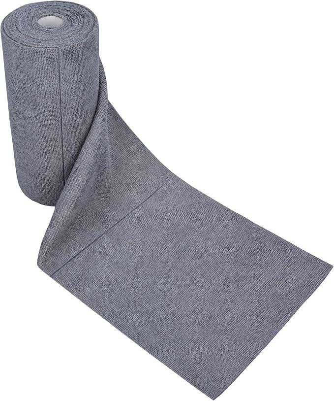 Microfiber Cleaning Cloths Roll 50-Pack Reusable Paper Towels - Image 5