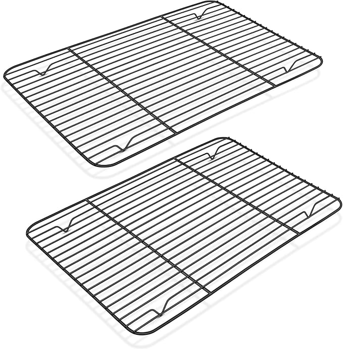 P&P CHEF Cooling Baking Rack Pack of 2, Stainless Steel Cooling Racks by PPCHEF