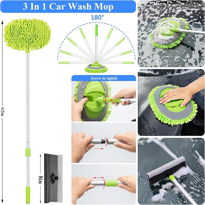 AUTODECO 32Pcs Car Detailing Brush Set, Car Detailing Kit, Auto Detailing Drill - Image 2