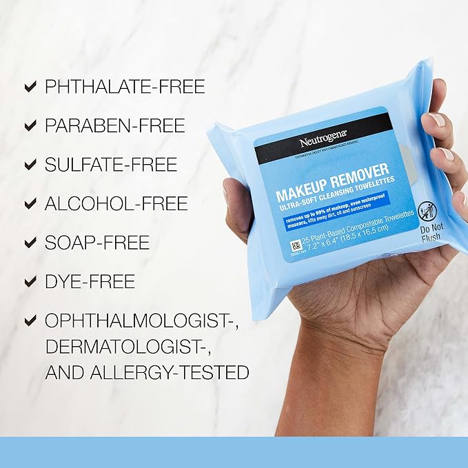 Neutrogena Makeup Remover Wipes, 25 ct - Image 5