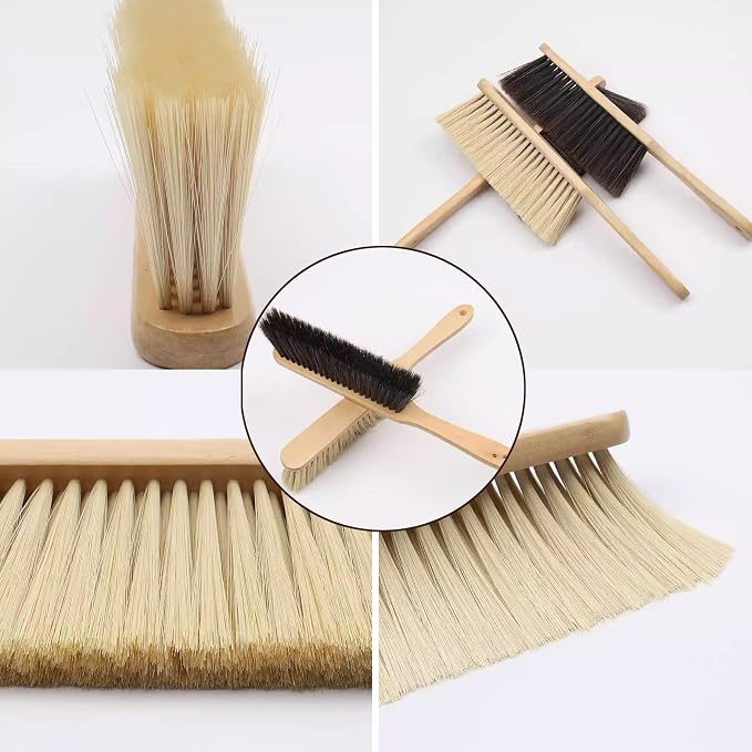 2 Pieces Woooden Dust Brush Hand Broom Bench Brush - Image 3