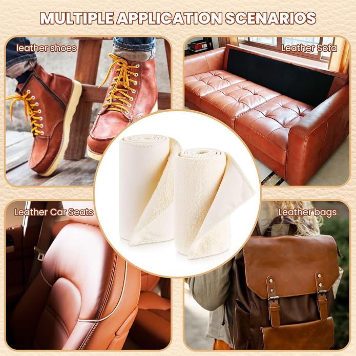 10 Pcs Shine Shoes Cloth Kit Polish Dauber Applicators Cleaning Leather Shoes - Image 5