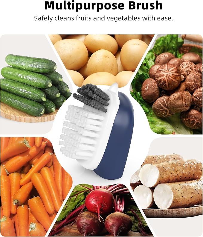 Potato Scrubber and Veggie Brush, Self-Standing Kitchen Brush - Image 8