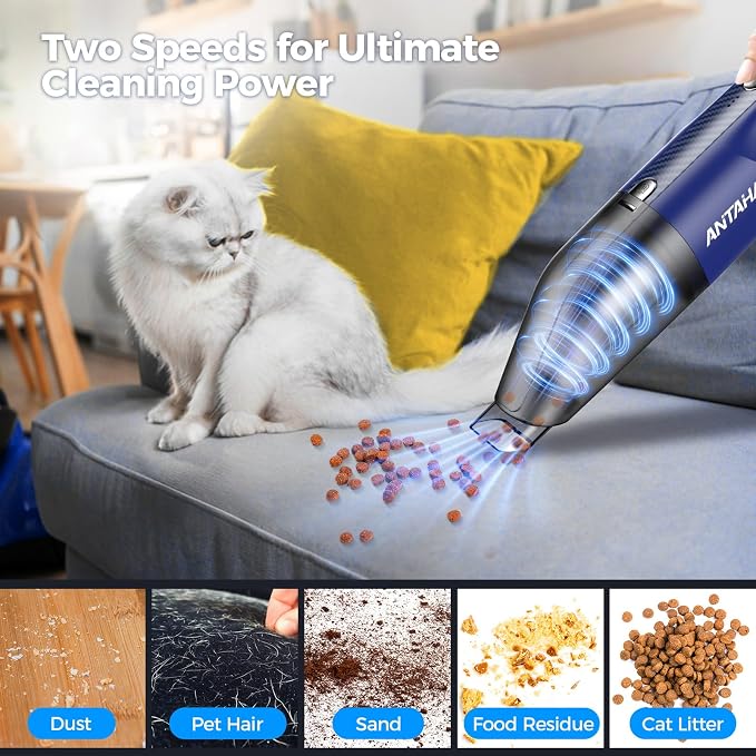 Handheld Vacuum Cordless -Car Vacuum Portable Cordless Cleaner Powerful Suction - Image 3