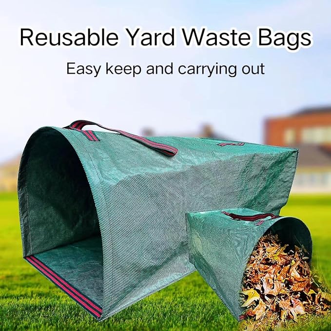 Reusable Lawn & Garden Bags, Yard Leaf Waste Bags, Large Yard Dustpan-Type - Image 3
