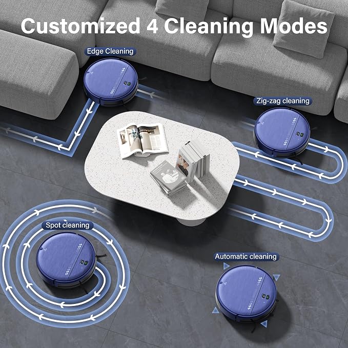 Robot Vacuum and Mop Combo, 2 in 1 Robotic Vacuum Cleaner - Image 7