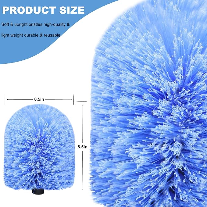 Big Cobweb Duster Head Twist-On Spider Web Fuster - Image 2