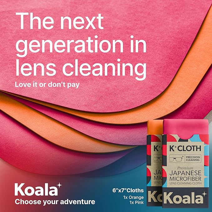 Koala Lens Cleaning Cloth | Japanese Microfiber | Glasses Cleaning Cloths | - Image 6