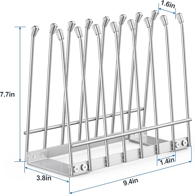 Reusable Bag Drying Rack, Foldable Metal Stand - Image 7