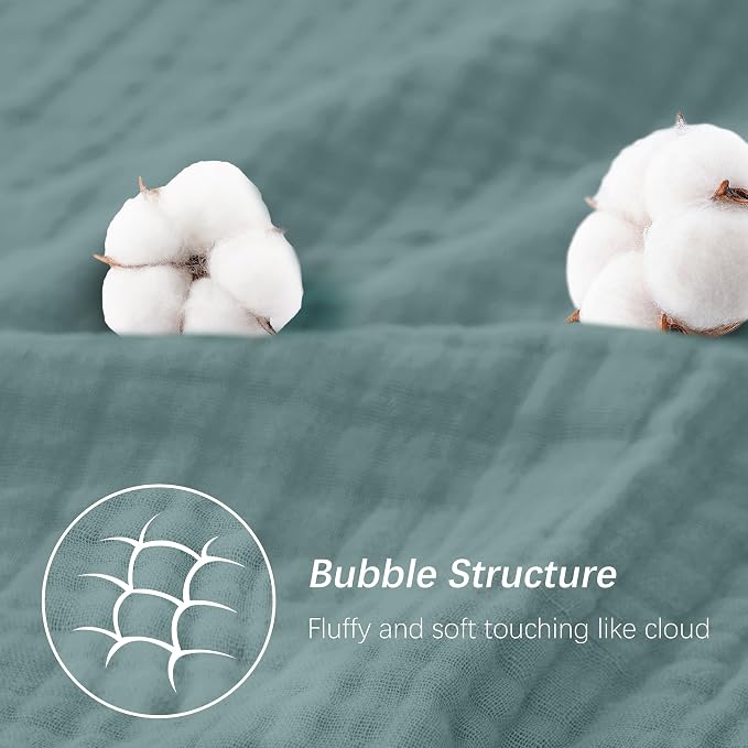SWEET DOLPHIN Muslin Hooded Baby Bath Towels - Image 6