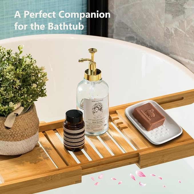 Gomakren Soap Dish, Shower Soap Holder, Ceramic Soap Dishes - Image 5