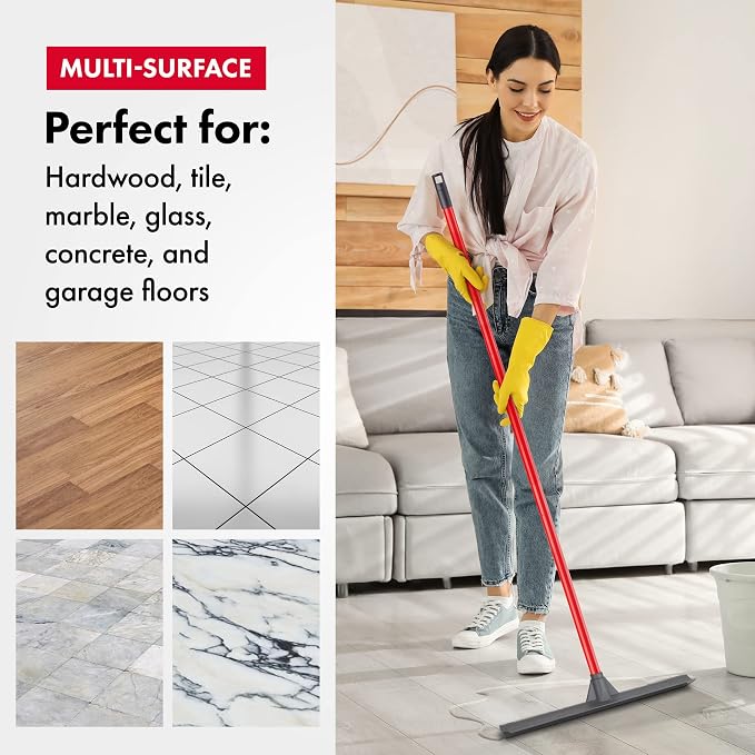 Tyroler Floor Squeegee for Concrete Floors, Squeegees Broom for Floors - Image 3
