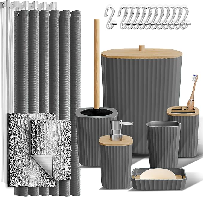 Clara Clark Bathroom Accessories Set by ClaraClark