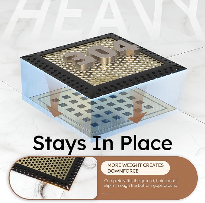 Not Moving Shower Drain Hair Catcher, Effective Hair Catcher Shower Drain - Image 4
