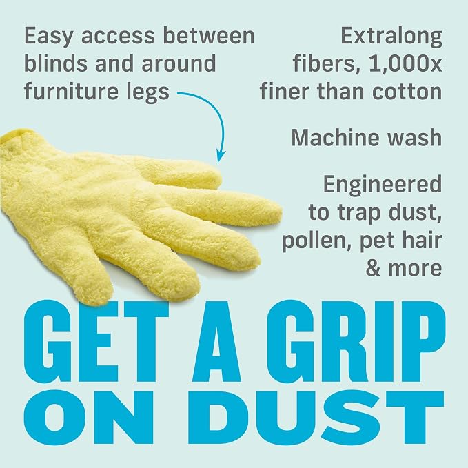 E-Cloth High Performance Dusting Glove, Premium Reusable Microfiber Dusters - Image 3