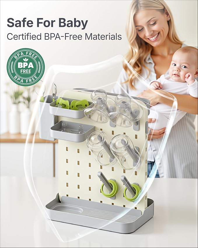 DIY Baby Bottle Drying Rack, Space-Saving Drying Rack, Bottle Tower - Image 5