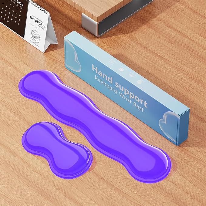 Gel Keyboard and Mouse Wrist Rest Set, Comfort Ergonomic Wrist Support - Image 7