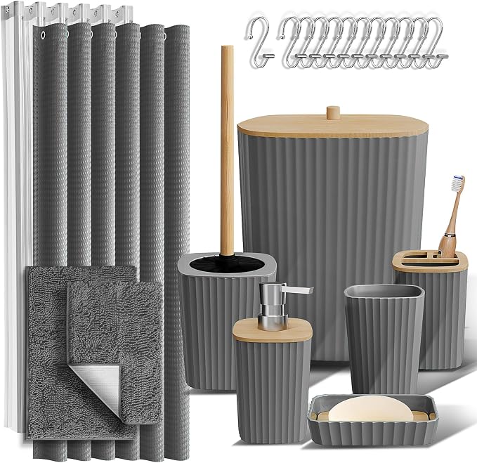 Clara Clark Bathroom Accessories Set by ClaraClark