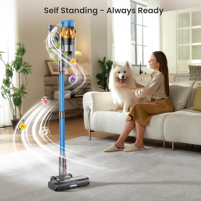 Cordless Vacuum Cleaner, 580W 48KPA 70Mins Vacuum Cleaners - Image 4