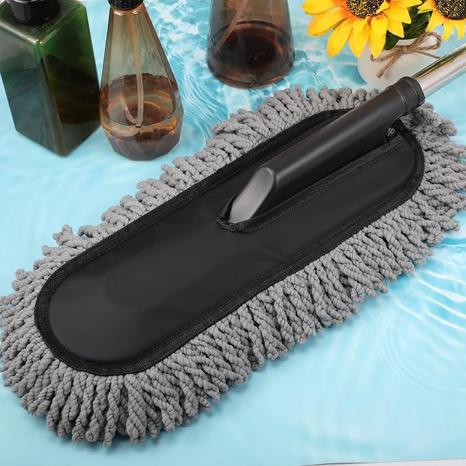 Tanlade 2 Pack Microfiber Car Duster Exterior Scratch Free - Image 7