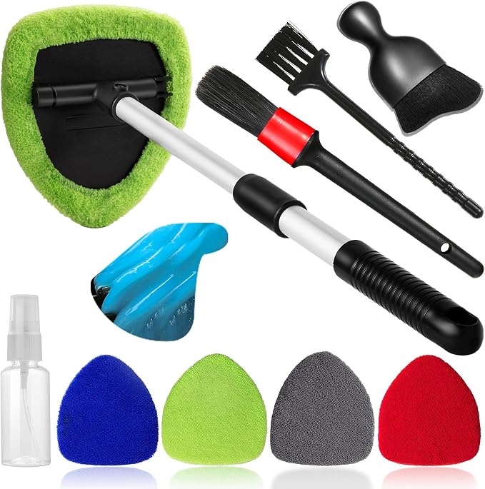 10pcs Windshield Cleaner Tool, Car Window Cleaning Wash Kit - Image 8