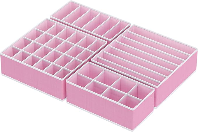 Simple Houseware 4-Pack Drawer Organizer Set - Image 2