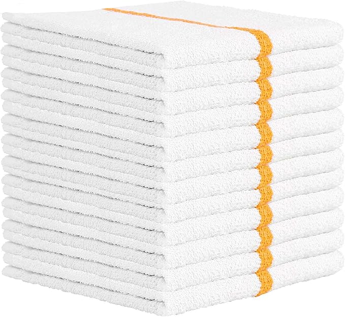 Nabob Wipers Kitchen Bar Mop Terry Towels 12 Pack by Nabob+Wipers