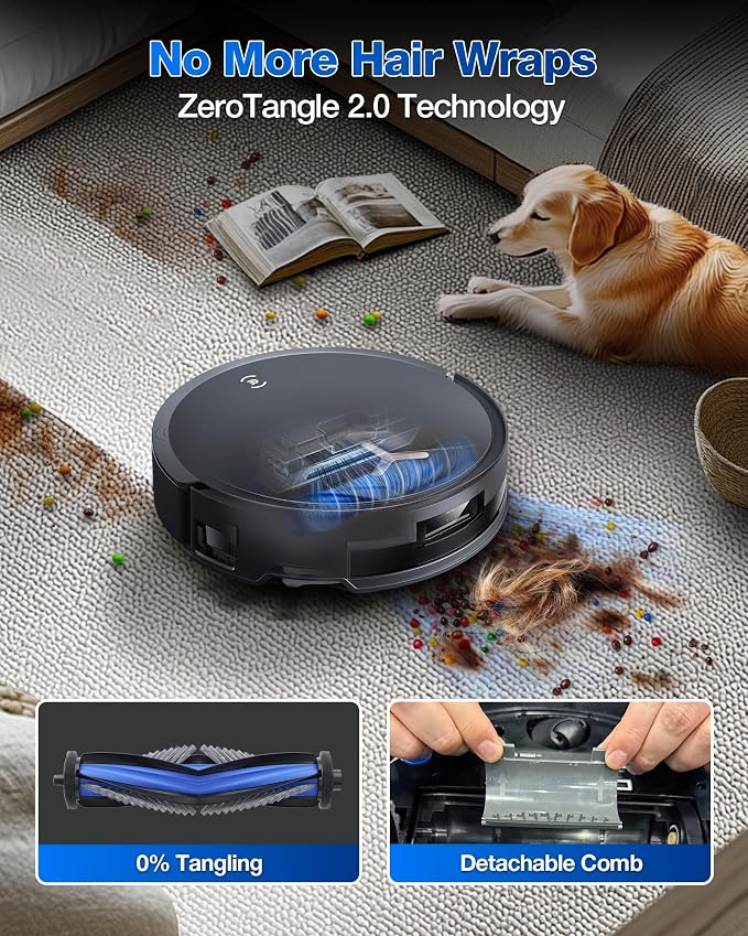 ECOVACS DEEBOT T50 MAX PRO Omni Robot Vacuum and Mop, 500Pa Blast Suction - Image 6