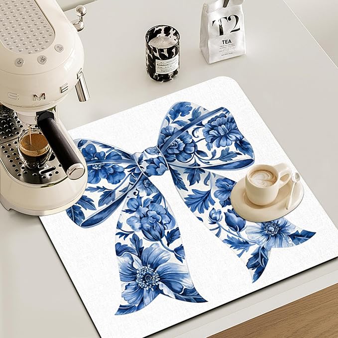 Chinoiserie Bow Dish Drying Mat - Image 2