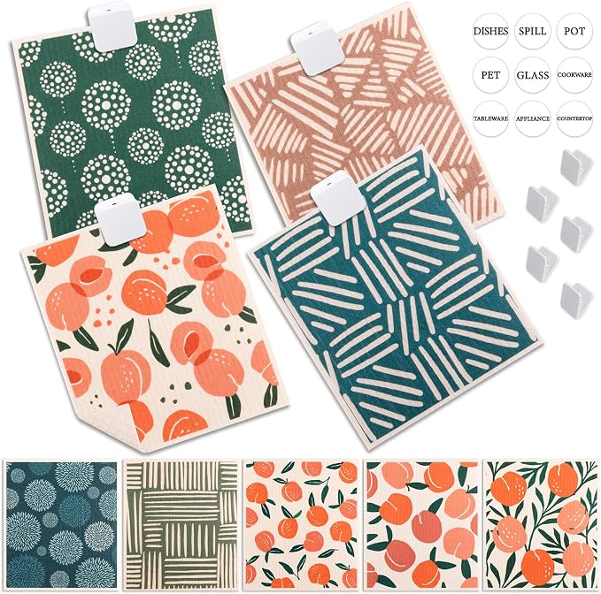 Lucomb 10 Pack Swedish Dishcloths by Lucomb