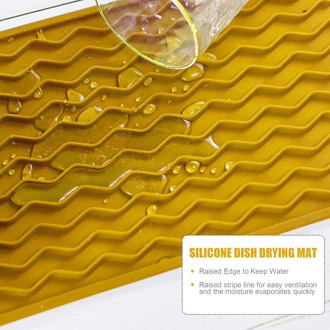 Silicone Dish Drying Mat for Multiple Usage, Easy clean, Eco-friendly, - Image 4