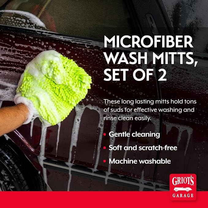 Griot's Garage Microfiber Wash Mitts - Image 2