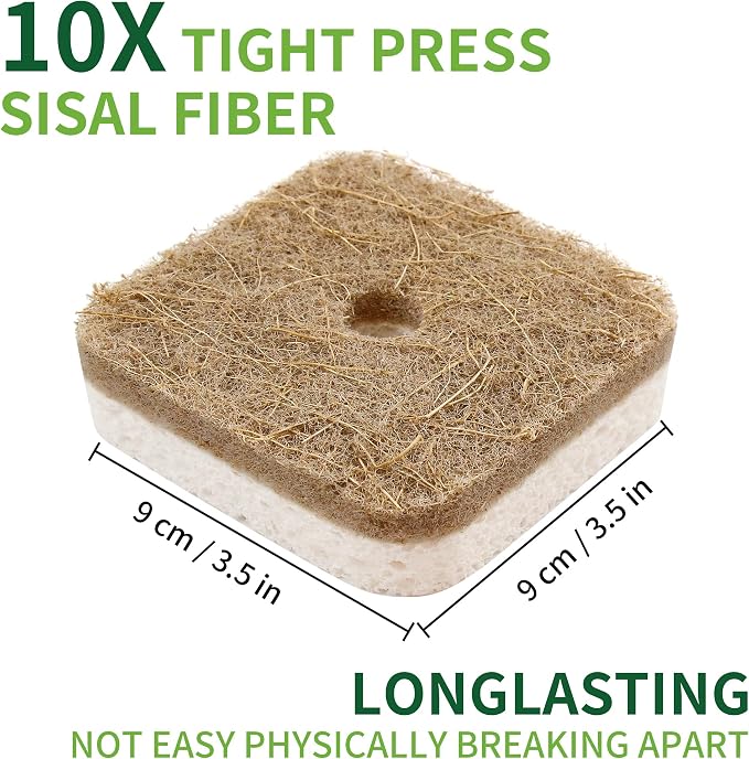 12Pack Kickleen Natural Kitchen Scrub Dish Sponge - Image 5